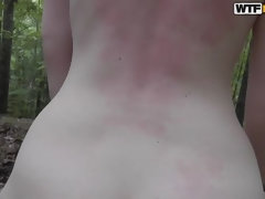 Amateur xxx video made in a park