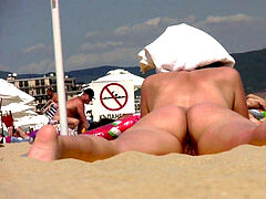 Real unexperienced nudist Beach Close-Up voyeur Beach Video