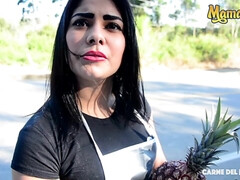 Splendid Latina vendor takes part in porn video