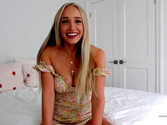 A Beautiful Blonde Solo Orgasms For Bf' - Solo