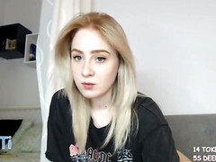blonde chick hot webcam sex video