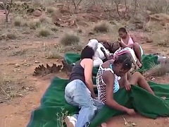 african safari groupsex orgy in nature
