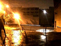 Im freien, Transfrau, Schlampe