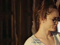 Bruinharig, Sperma, Latijnse vrouw, Ondergoed, Doordringend