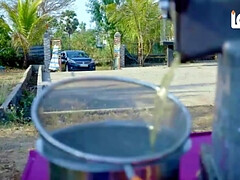 デカチン, フェラチオ, チン, ハードコア, 自家製, 人妻の, 母, 妻