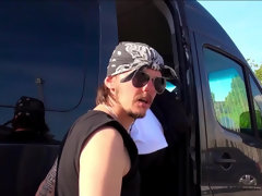 Blonde, Tir de sperme, Européenne, Allemand, Hard, De plein air