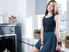 素人, お尻, 茶髪の, 指いじり, オナニー, 自然山雀, ガリガリ, 一人