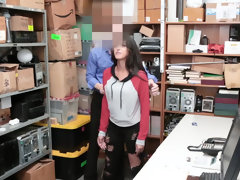 Achterkamer, Condoom, Hondjeshouding, Sperma in gezicht, Spijkerbroeken, Natuurlijke tieten, Kantoor, Gestolen