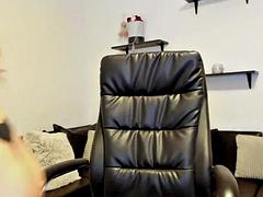 素人, デカパイ, 茶髪の, 一人, オッパイの, ウェブカメラ