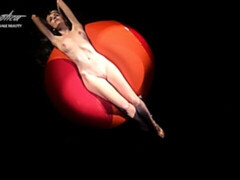 Awesome blonde model Mary A shows off her perfect naked body