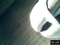 18, お尻, 茶髪の, エクストリーム, オナニー, 乳首, 一人, ティーン