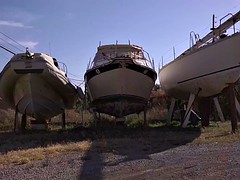 ブロンド, 茶髪の, 下着, アウトドア, 三人