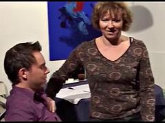 Grosser schwanz, Blasen, Paar, Spermaladung, Hausfrau, Reif, Milf, Swingers