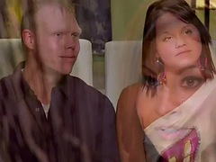 素人, 美女, カップル, キス, パーティ, プール, 現実, スインガー