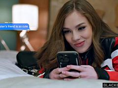 アナル, 美女, デカチン, ブロンド, フェラチオ, 黒人, 異人種間, オッパイの