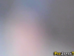 Asian teen public urines