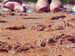 Candid Fat Ass Teen at the beach