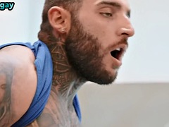 Анальный секс, Большой член, Минет, Геи, Мастурбация, Сосущие, Тату