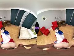 Dakota doll's costume play tease concludes with hard Doggy Style - tmwvrnet