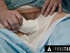 PURE TABOO 3-Titted Demon Ashley Lane Breastfeeds Nurse Anna Claire Clouds! CREEPY HORROR PORN 3-WAY