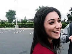 bubble butt cutie teases with her ass and gets nicely spanked