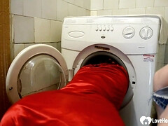 素人, 浴室, デカ尻, フェラチオ, イく瞬間, 自家製, オマンコ, 妻