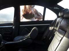 Arschlecken, Grosser schwanz, Auto, Betrug, Fingern, Lecken, Polizei, Pov