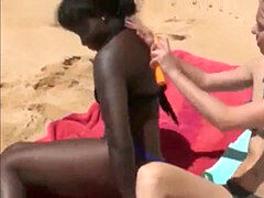 best Vacation In My Life with ebony and woman On The Beach