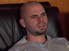 Yoga class turns into orgy: Big Tits, Blowjob  Deepthroat Porn