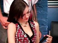 Анальный секс, Брюнетки, Член, Сперма на лице, Киски, Глотающие, Втроем, Сиськи