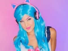 Arsch, Grosse titten, Blasen, Fingern, Klaffend, Masturbation, Rasiert, Solo