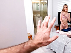 Grote lul, Blond, Pijpbeurt, Hondjeshouding, Natuurlijke tieten, Mager, Tiener, Tieten likken