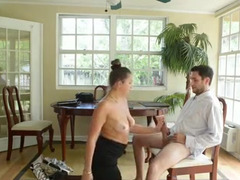 デカ尻, デカパイ, 顔射, ヒール, 淫乱熟女, 義母, ストッキング, オッパイの