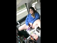デカ尻, 車, ディルド, 自家製, 公共, ヤリマン, ヤリマンの, 妻