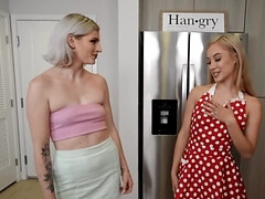 Nana, Blonde, 2 femmes 1 homme, Pov, Plan cul à trois