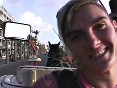 Strand, Grote lul, Badpak, Seksspeelgoed, Flashing, Hardcore, Geschoren, Douche