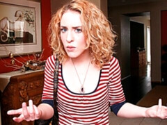 Cute brown-haired chick Bonnie Grey is enjoying hard sex