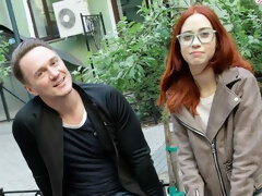 Kont, Pijpbeurt, Hondjeshouding, Handbeurt, Likken, Kut duiken, Roodharige vrouw, Mager