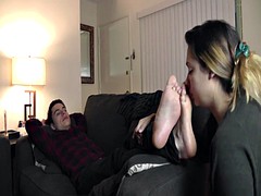 Brunette brune, Fétiche des pieds, Léchez, Épouse