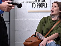 Shoplifter Vanessa Vega fucks to get out of trouble