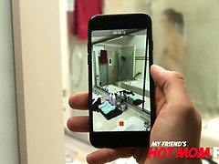 アメリカ人, フェラチオ, 茶髪の, 熟年, 淫乱熟女, 母, 現実, 叫ぶ