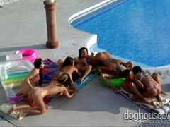 DogHouseDigital - Lesbian Pool Party Scene 3 2 - Vanessa Gold