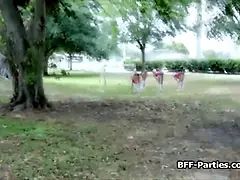 Leie, Blasen, Flotter vierer, Selbstgemacht, Pov, Realität, Schreiend, Uniform