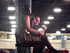 wwe diva paige Q & A ( in leggings -great ass shots  )