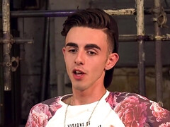 Twink is tied up and lets the dominant hunk do everything