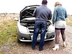 Enthousiasteling, Mooie dikke vrouwen, Auto, Hakken, Moeder die ik wil neuken, Moeder, Openbaar, Kut duiken