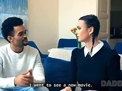 Belleza, Atrapados, Engañando, Hd, Interracial, Monstruo, Coño, Afeitado