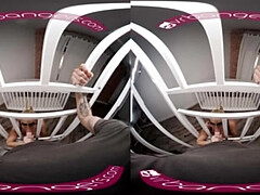 VRBangers.com Sexy Blonde Spy Katy Jayne Fuck And Suck A Prisoner vr porn