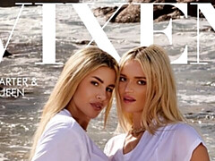 デカ尻, デカチン, デカパイ, ブロンド, フェラチオ, バック, 女 人男 人