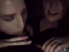 デカチン, ブロンド, フェラチオ, イく瞬間, 手コキする, 淫乱熟女, ハメ撮り, 三人